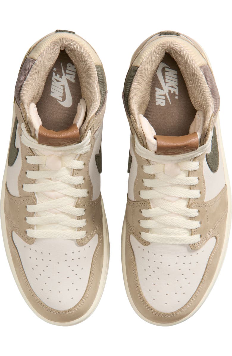 Jordan Air Jordan 1 Retro High Basketball Sneaker, Alternate, color, Khaki/ Multi/ Sail/ Cargo