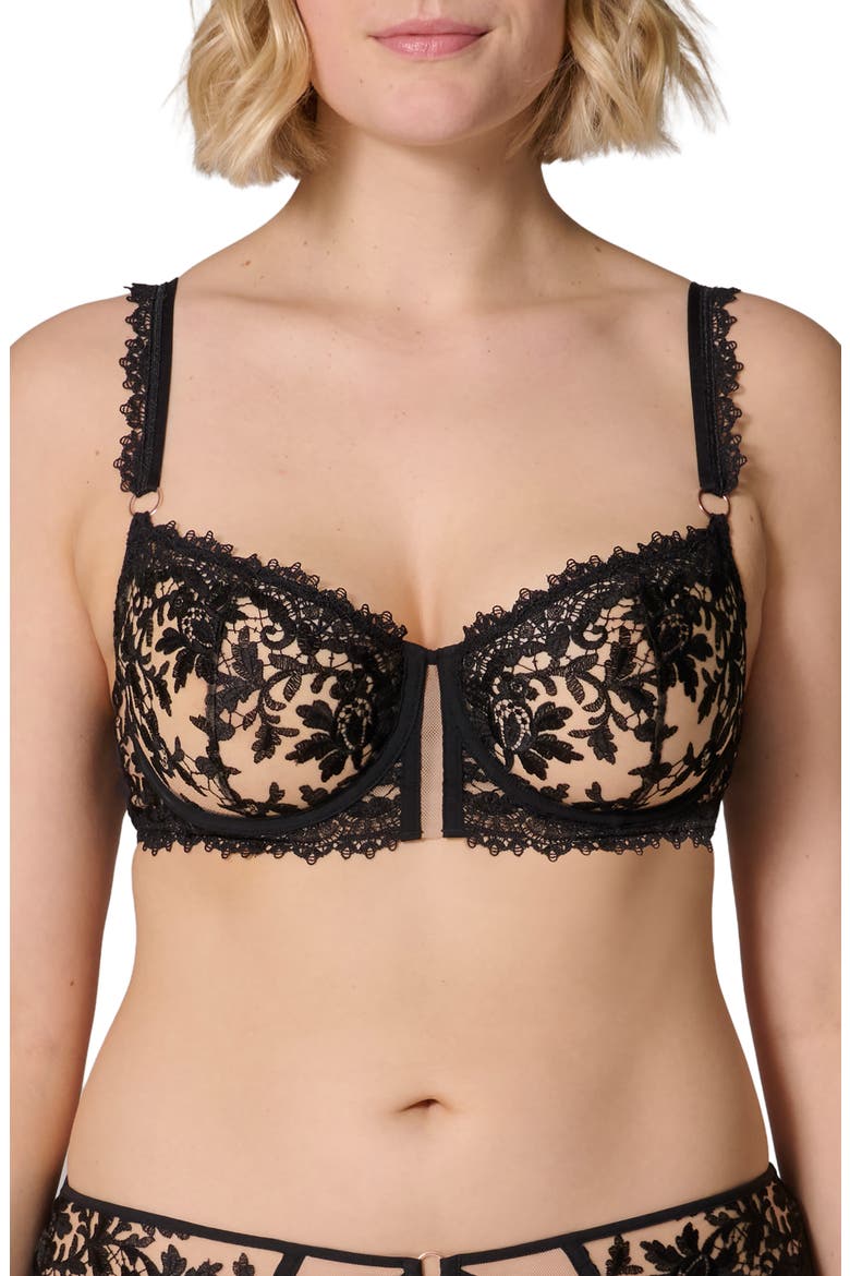 Fantasme Demi Cup Underwire Bra, Main, color, LIGHT TATOO