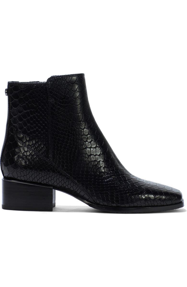 Donald Pliner Snakeskin Embossed Bootie, Alternate, color,
