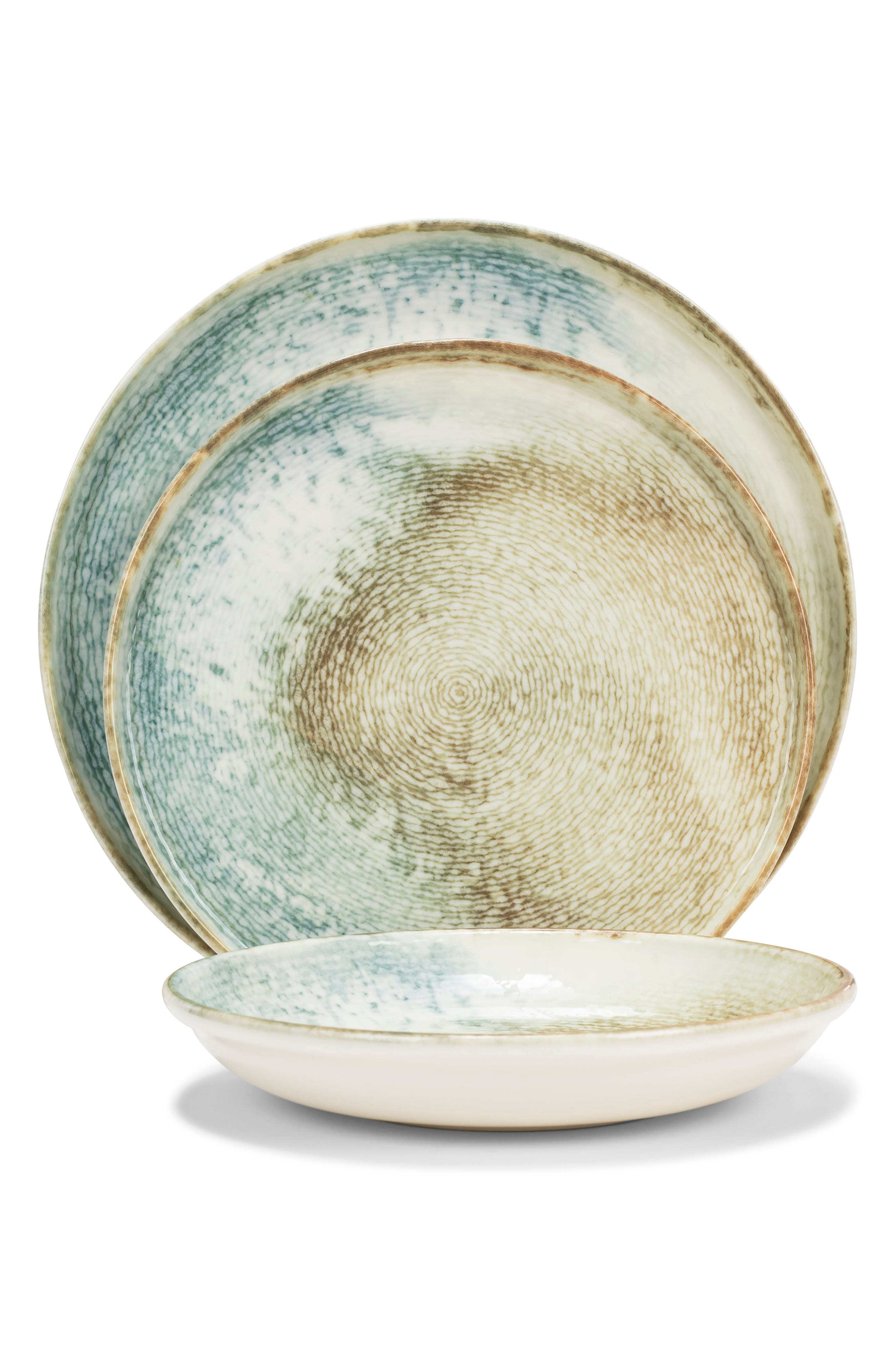 FRENCH HOME Sea &amp; Sand 16-Piece Dinnerware Set