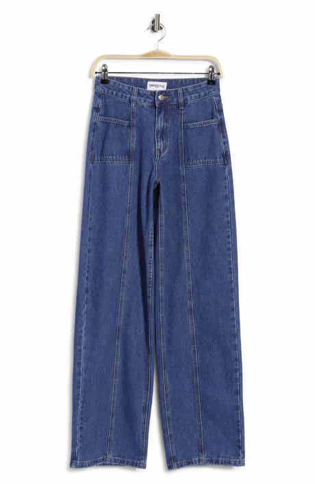 Taji Mid Rise Wide Leg Jeans