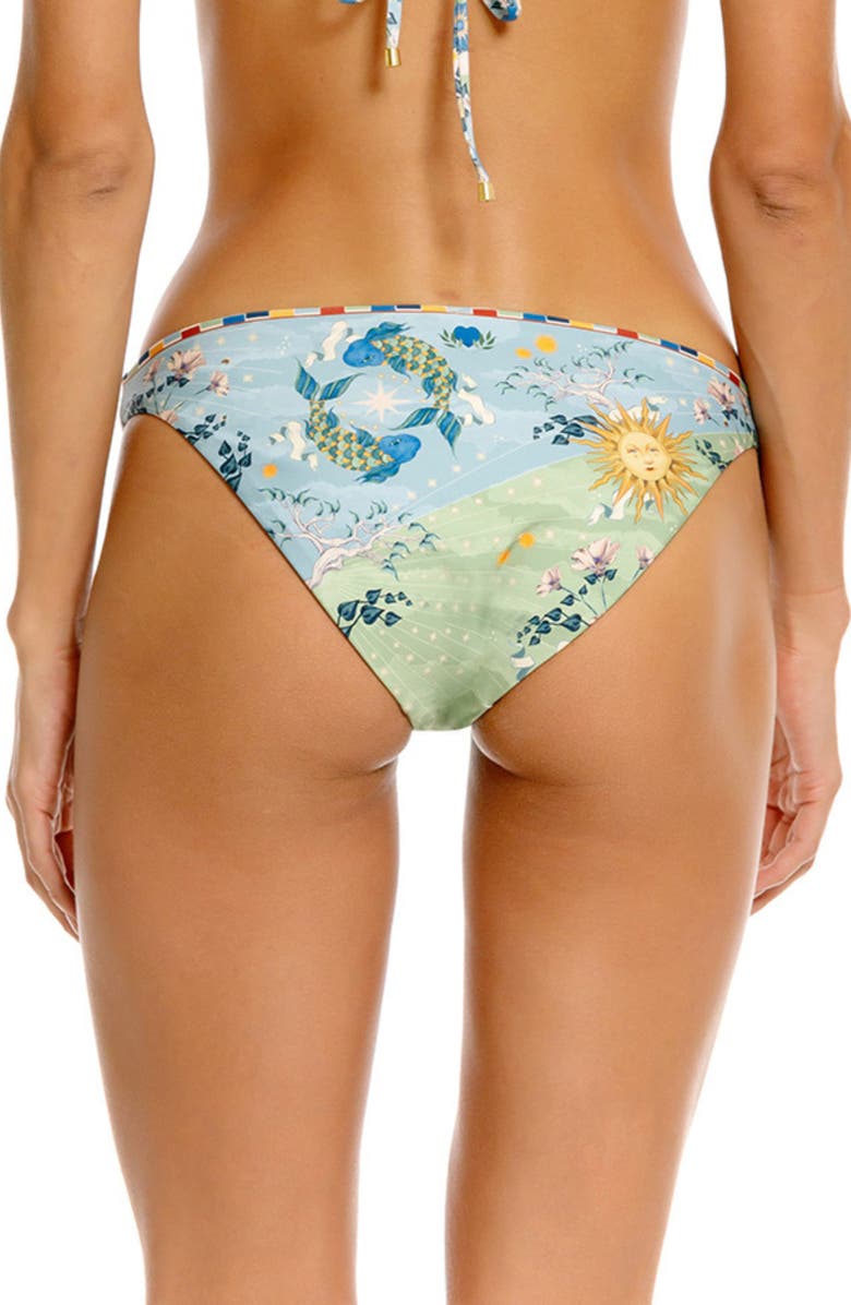 Agua Bendita Ilu Solstice Bikini Bottoms, Alternate, color, Blue