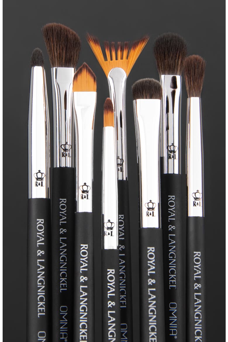 Professional Eye 8pc Makeup Brush Set, Alternate, color, Black