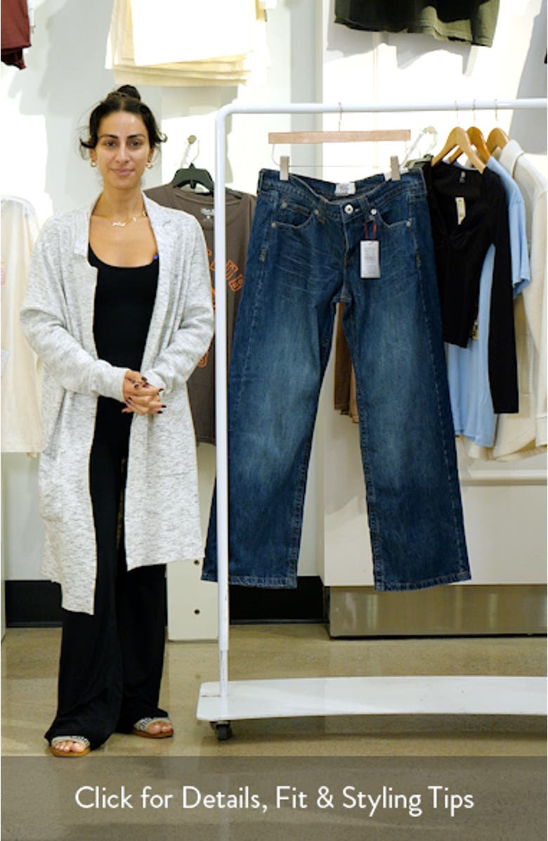 Kayla Low Rider Wide Leg Jeans