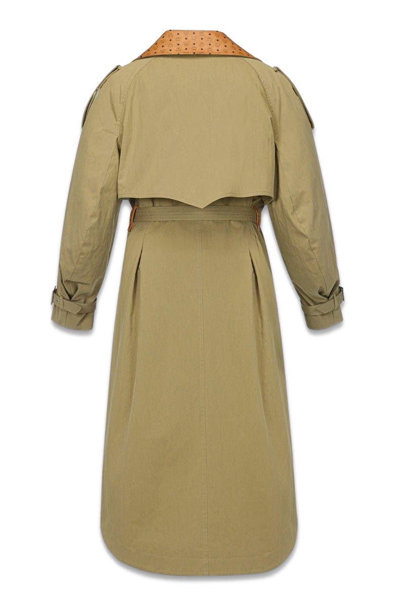 MCM Trench Coat, Alternate, color, Beige