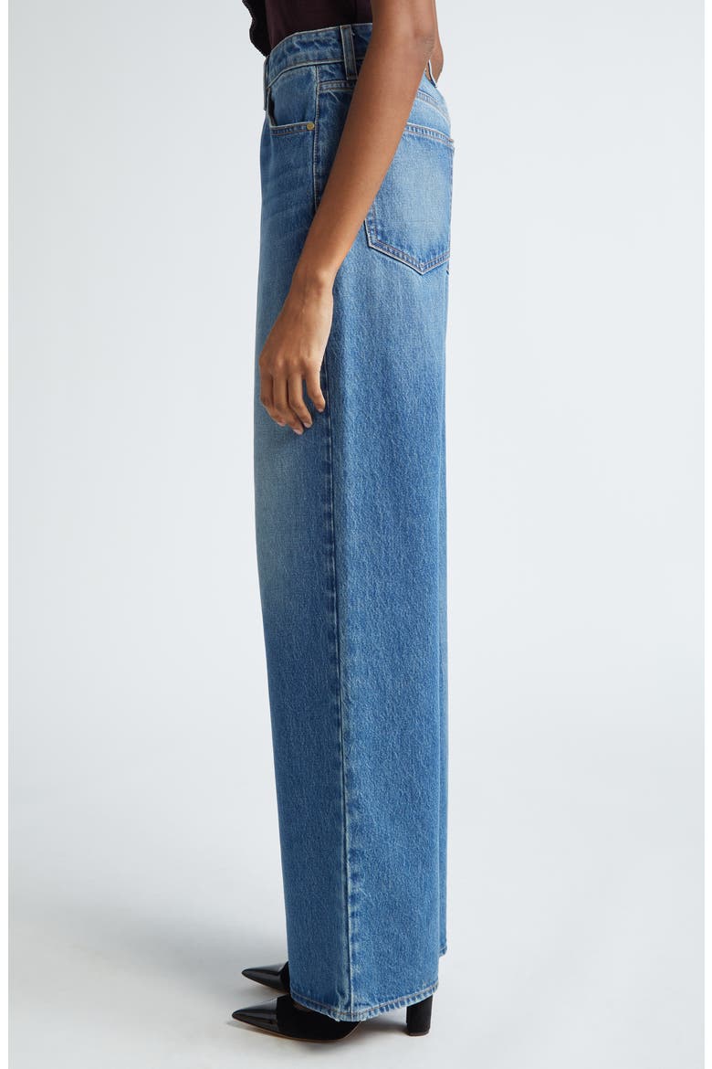 The Willow High Waist Wide Leg Jeans, Alternate, color, DANUBE MEDIUM INDIGO WASH