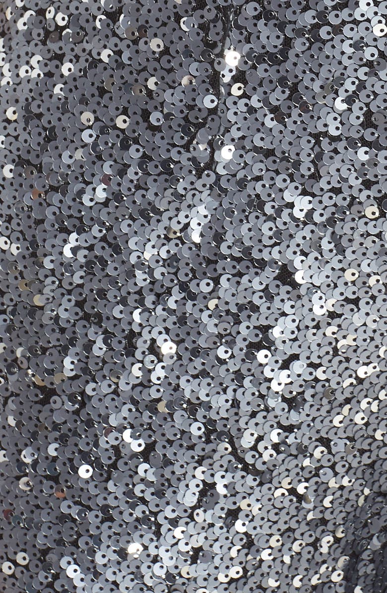 Dress the Population Victoria Sequin Wide Leg Jumpsuit, Alternate, color, 