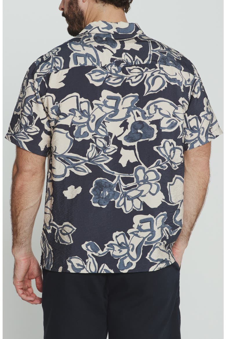 Saltwood Camp Shirt, Alternate, color, NAVY