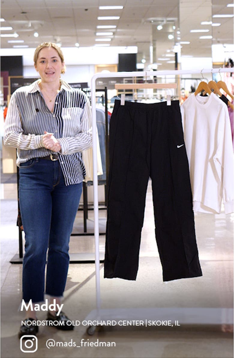 Sportswear Everything Wovens Mid-Rise Open-Hem Pants, sales video thumbnail