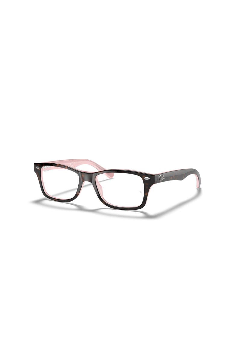 48mm Square optical glasses, Main, color, Tortoise