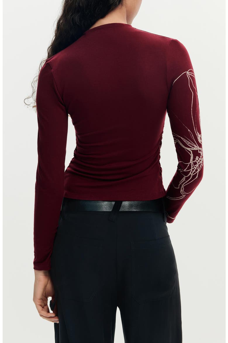 Long Sleeve Graphic T-Shirt, Alternate, color, PINK