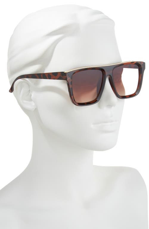 Vince Camuto Flat Top Sunglasses In Tortoise