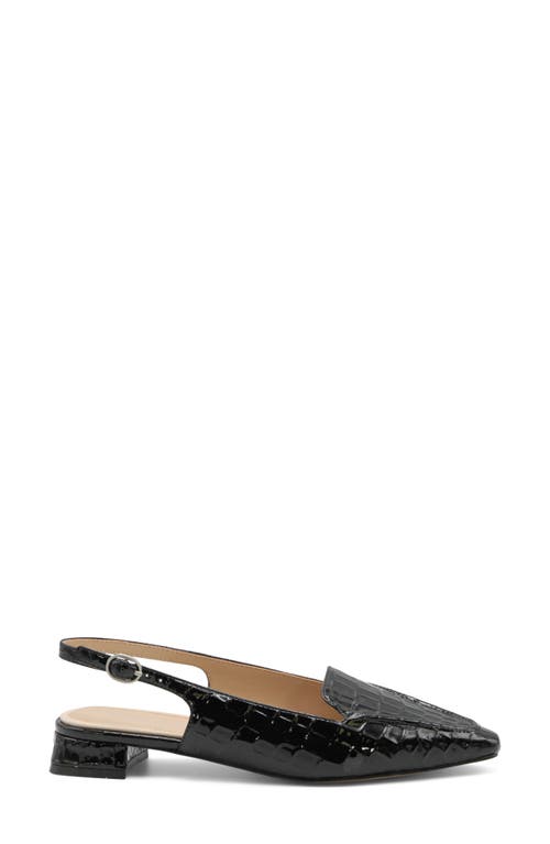 Adrienne Vittadini Rafi Slingback Flat In Black