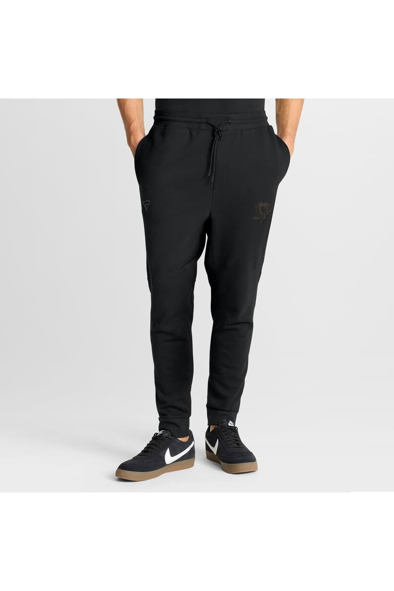 Men's Fanatics Black Pittsburgh Penguins Authentic Pro Road Tri-Blend Joggers, Alternate, color, Black