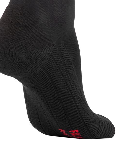 Falke Go2 High Ankle Golf Socks For Spiked Shoes In Black