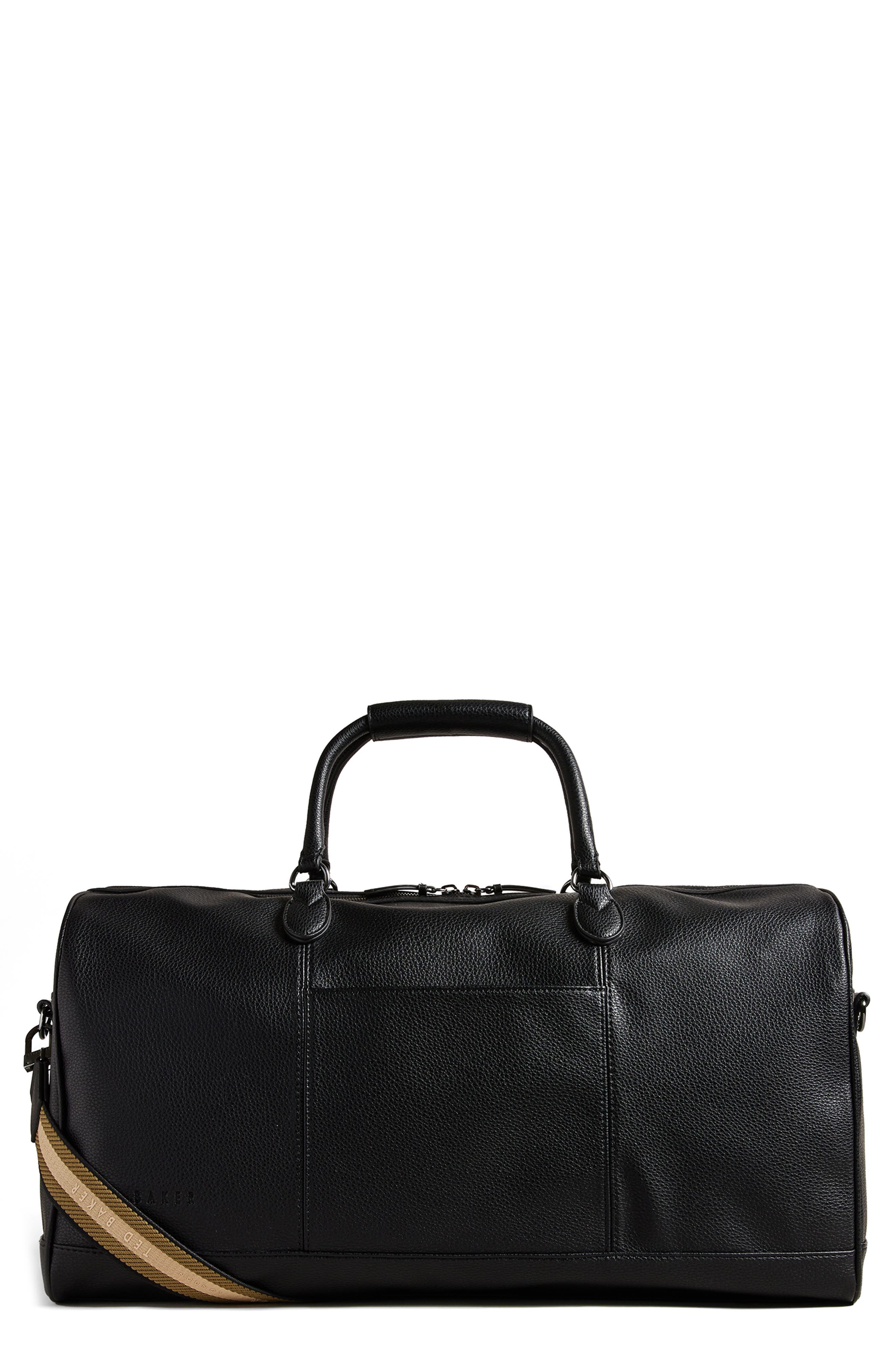 Ted Baker London Kalvin Web Strap Duffel Bag, Main, color, 