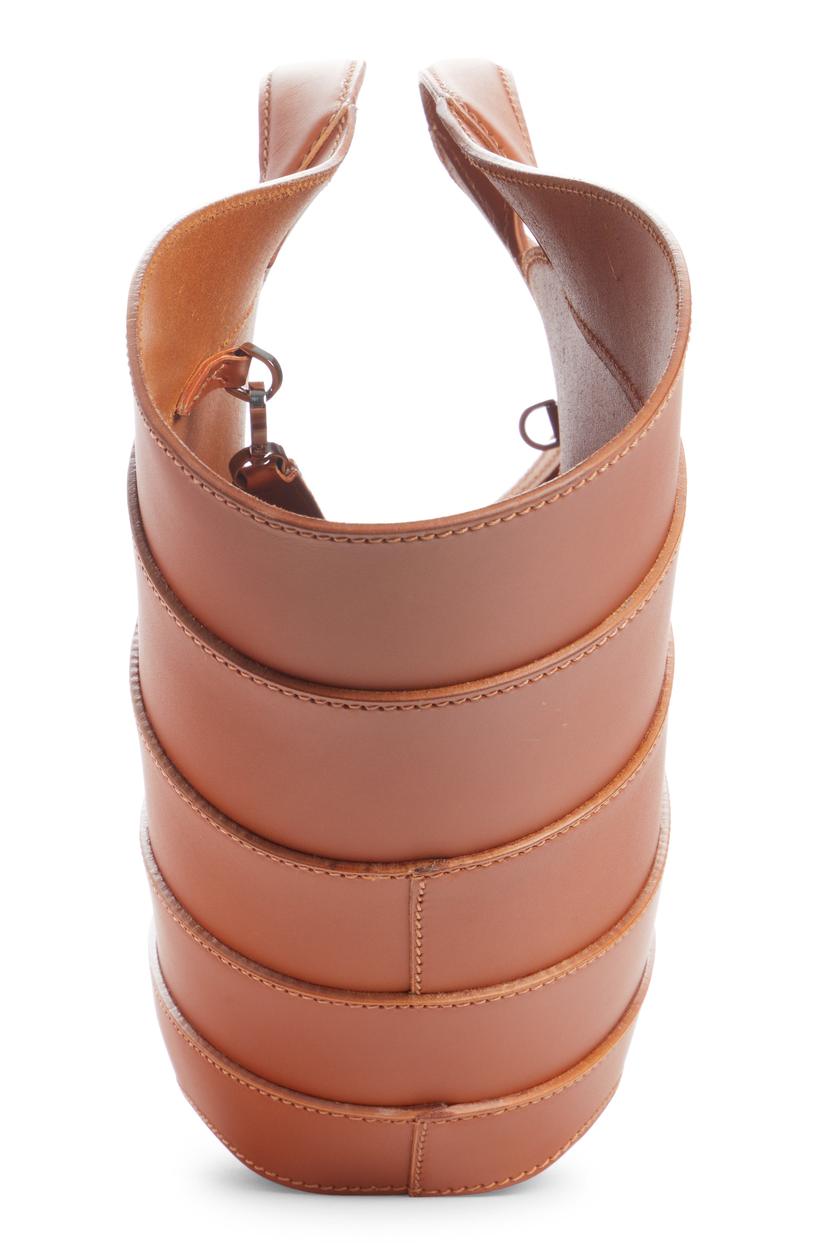 Alaïa Medium Khaima Leather Tote, Alternate, color, 