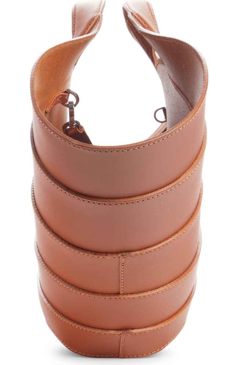 Alaïa Medium Khaima Leather Tote, Alternate, color,