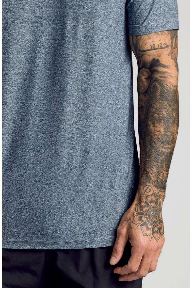 Active Trim Fit Performance T-Shirt, Alternate, color, HEATHERNAVY