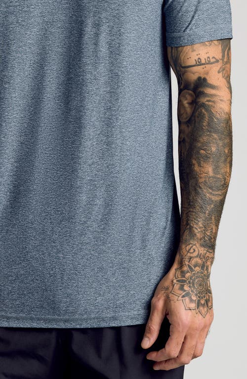 True Classic Active Trim Fit Performance T-shirt In Blue
