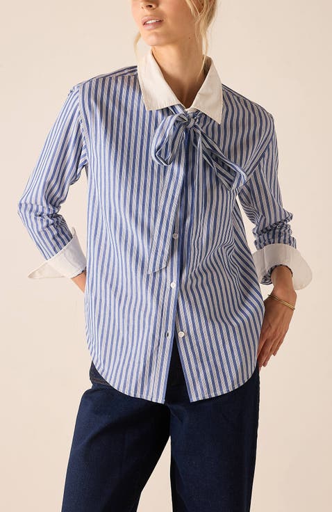 Margot Tie Button Up