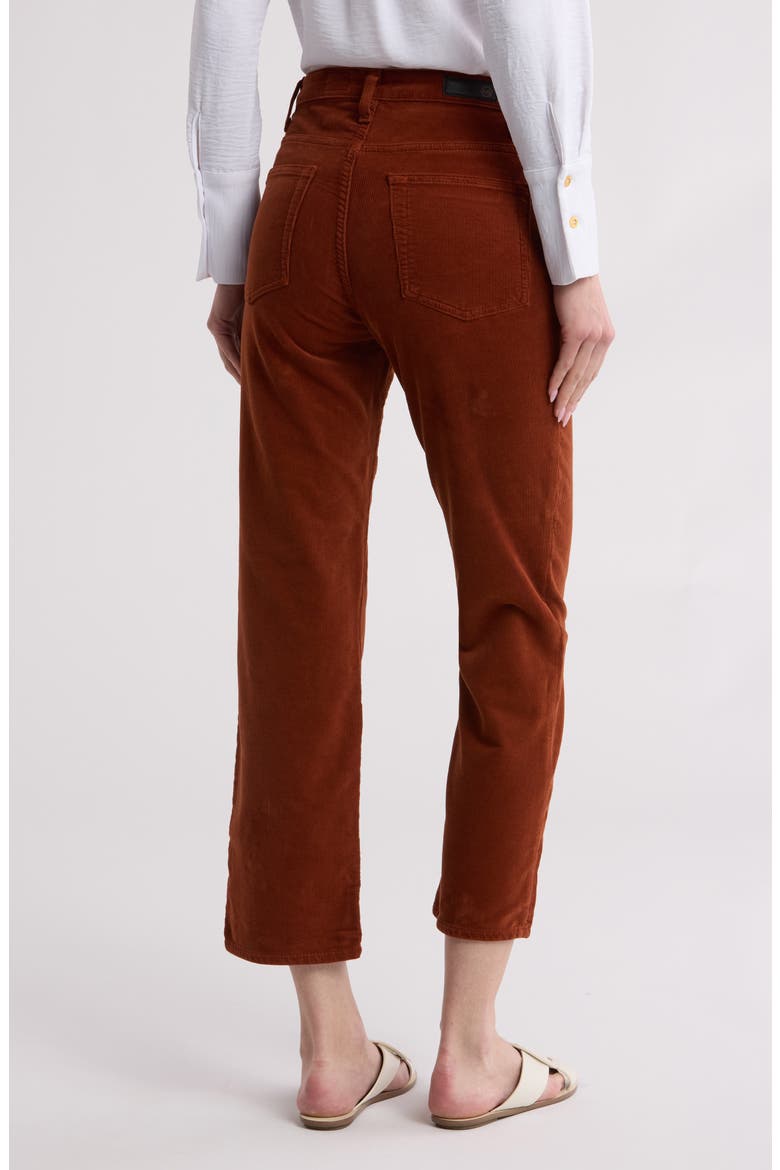 The Rhett High Waist Crop Corduroy Jeans, Alternate, color, FIRED COPPER