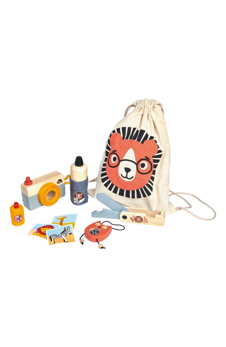 Tender Leaf Toys Safari Adventure Playset, Main, color, 