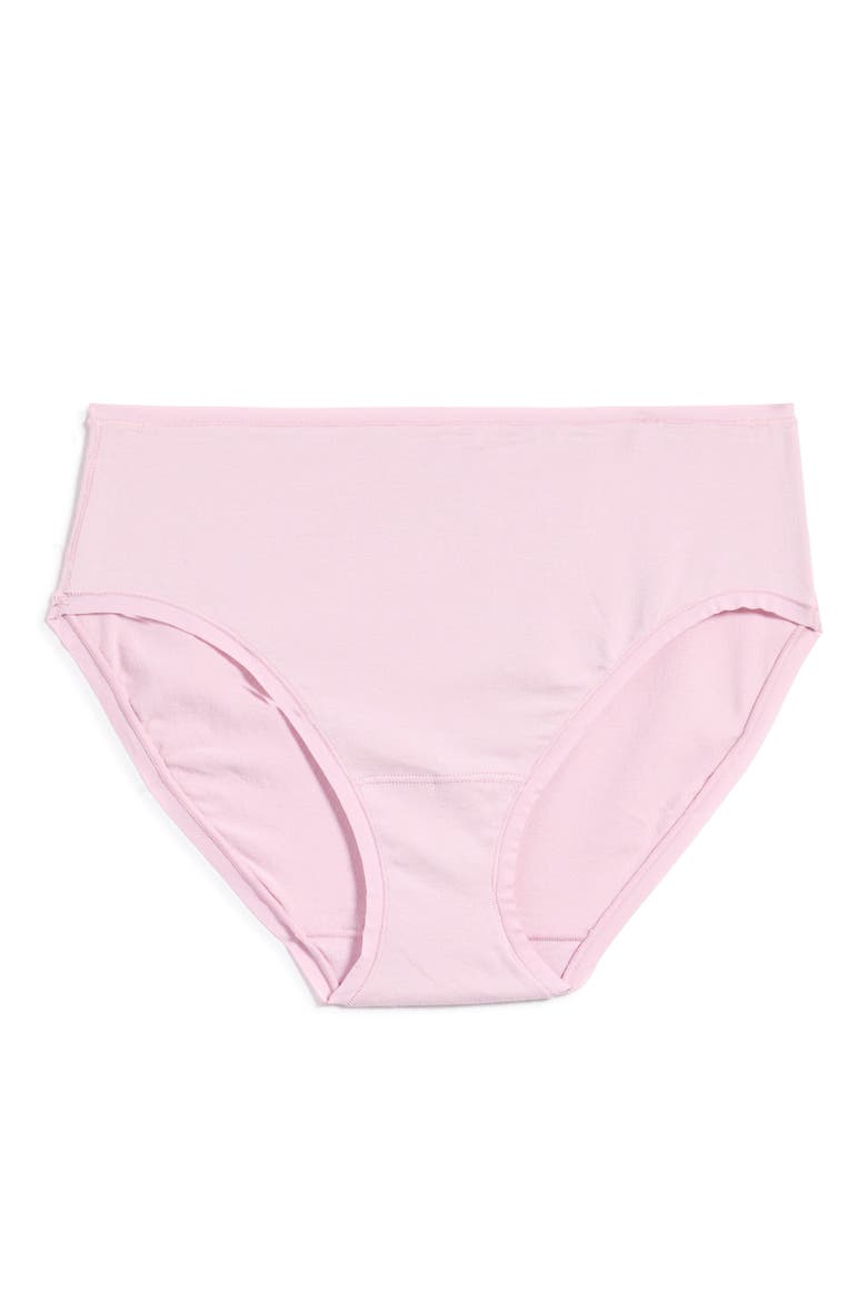 Bliss Bare Cotton Hipster Briefs, Alternate, color, ROSE MIST