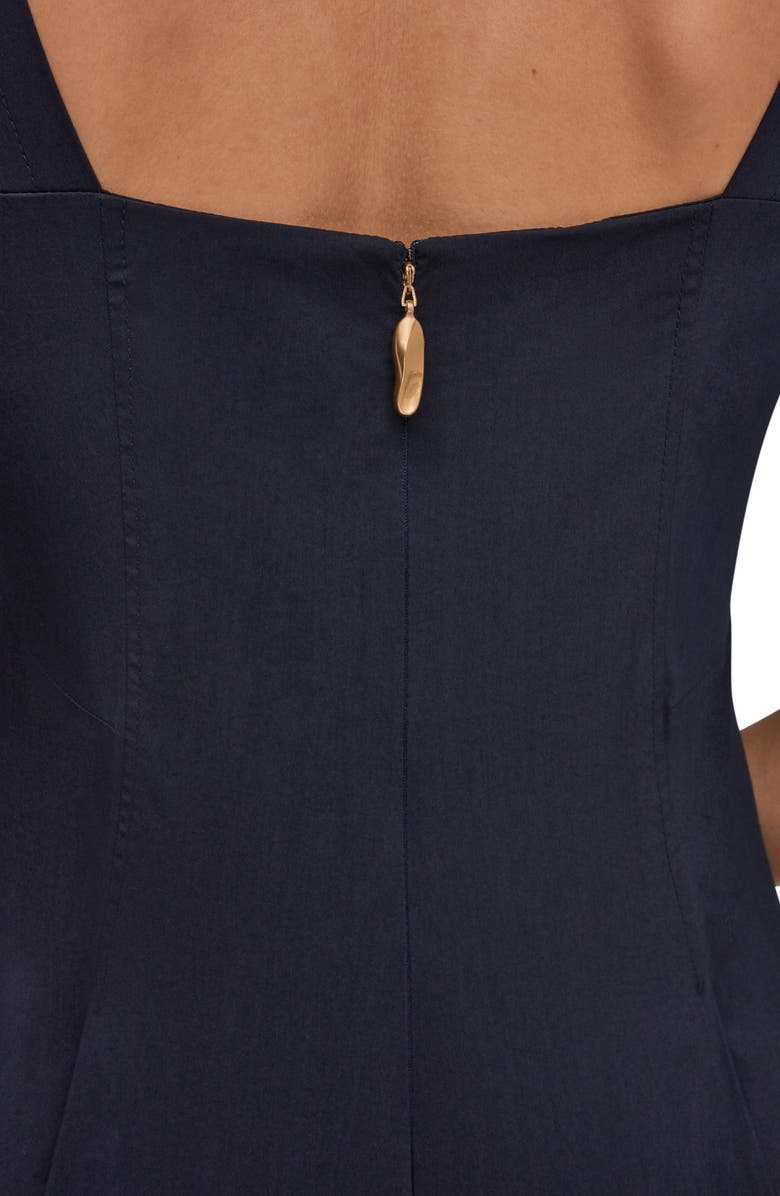 DONNA KARAN WEEKEND Fit & Flare Midi Dress, Alternate, color, Nightfall