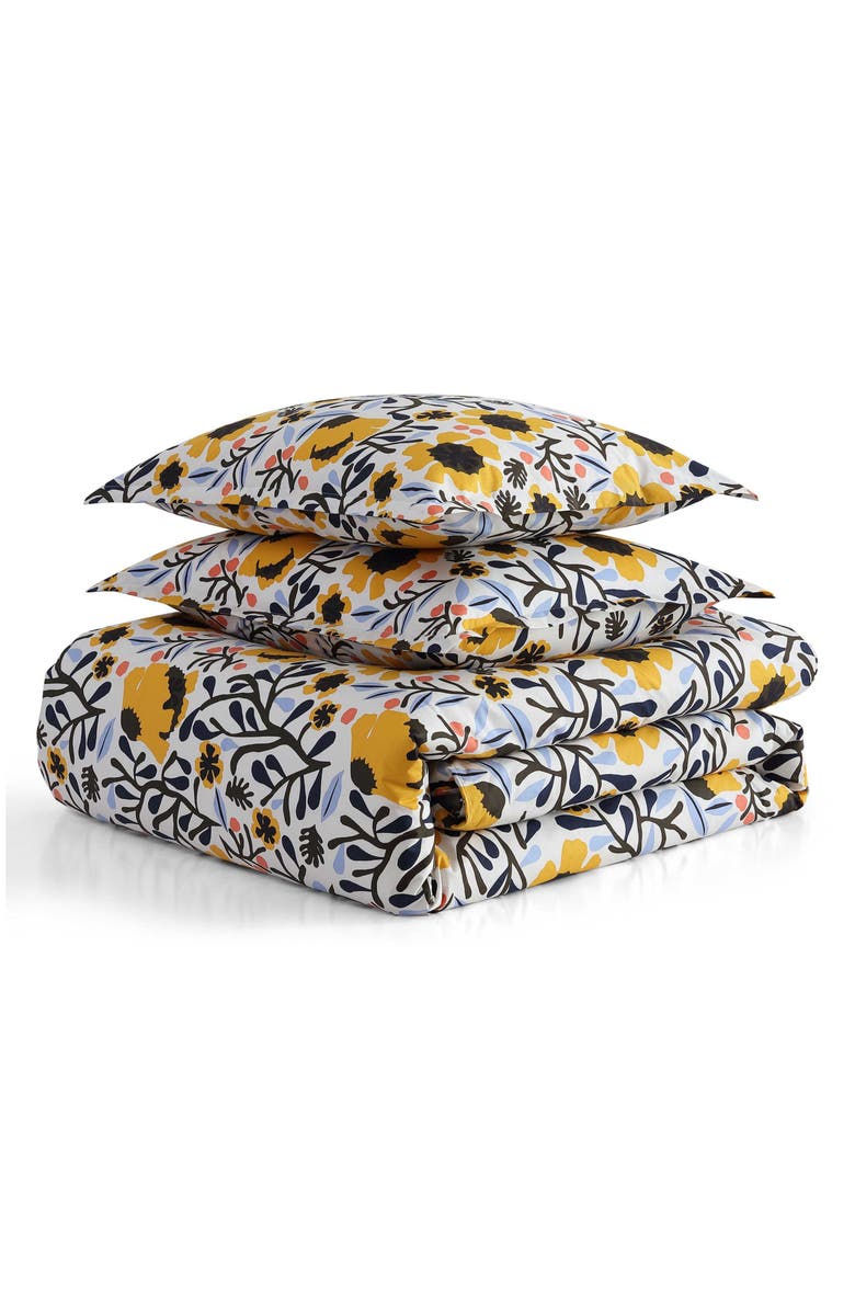 Marimekko Mykero Organic Cotton Duvet Cover & Sham Set, Main, color, 