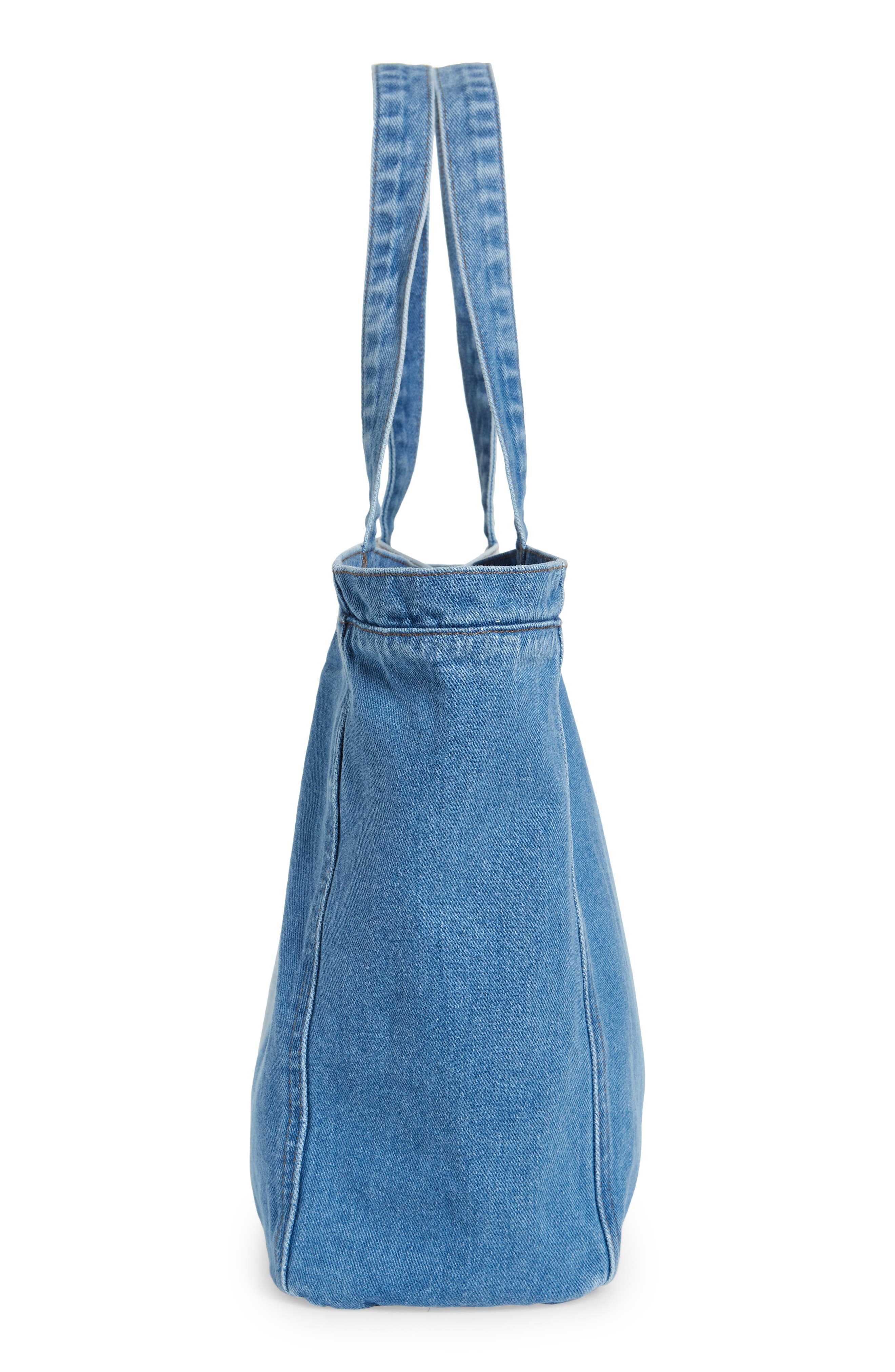 Billabong x Wrangler Homestead Denim Tote, Alternate, color, 