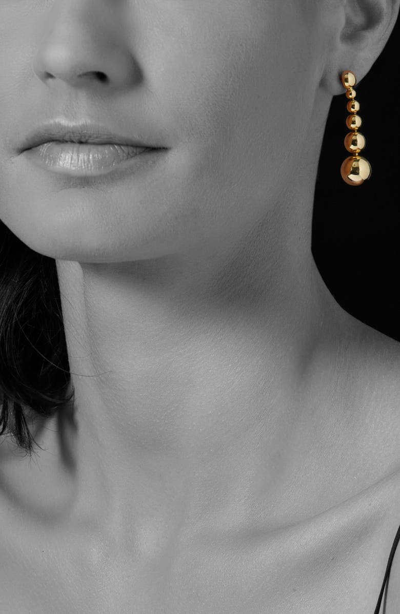 LAGOS Caviar Ball Drop Dangle Earrings, Alternate, color, Gold