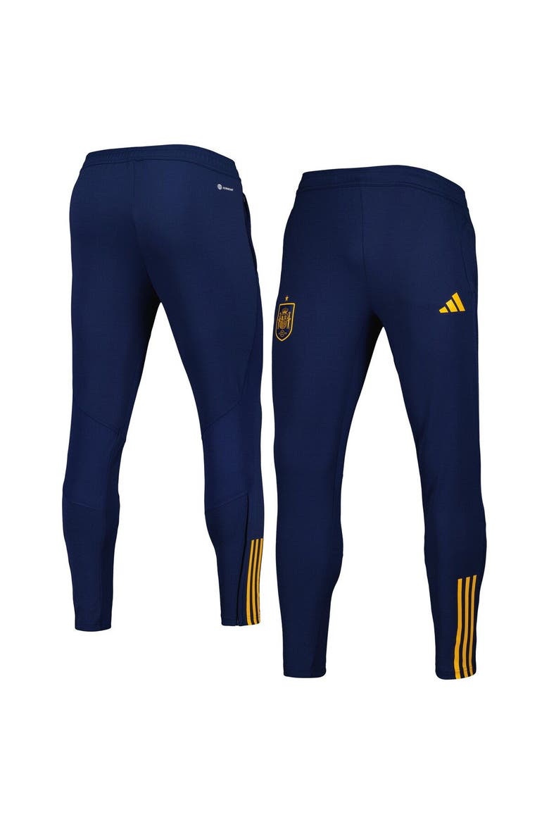 Men's adidas Navy Spain National Team Club Crest AEROREADY Training Pants, Main, color, Navy