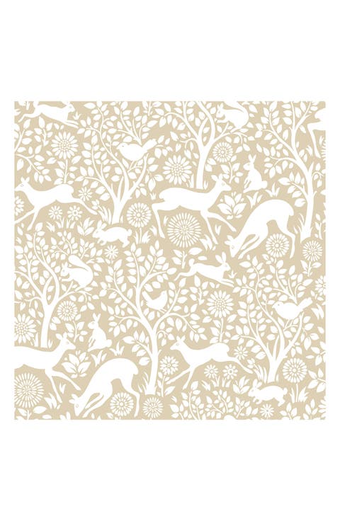 Merriment Cream Peel & Stick Wallpaper