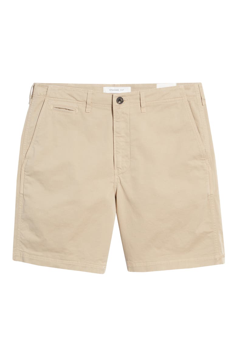 Men's Cotton Blend Chino Shorts, Alternate, color, KHAKI
