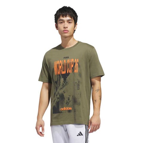 Men's adidas  Dark Green 2026 FIFA World Cup Tour T-Shirt