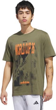 adidas Men's adidas Dark Green 2026 FIFA World Cup Tour T-Shirt
