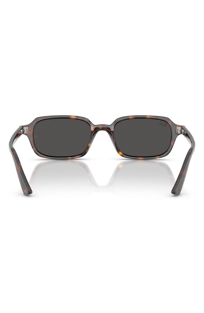 Ray-Ban Zuri 51mm Pillow Sunglasses, Alternate, color, Havana / Dark Grey