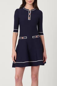 Shoshanna Embellished Knit Weston Dress