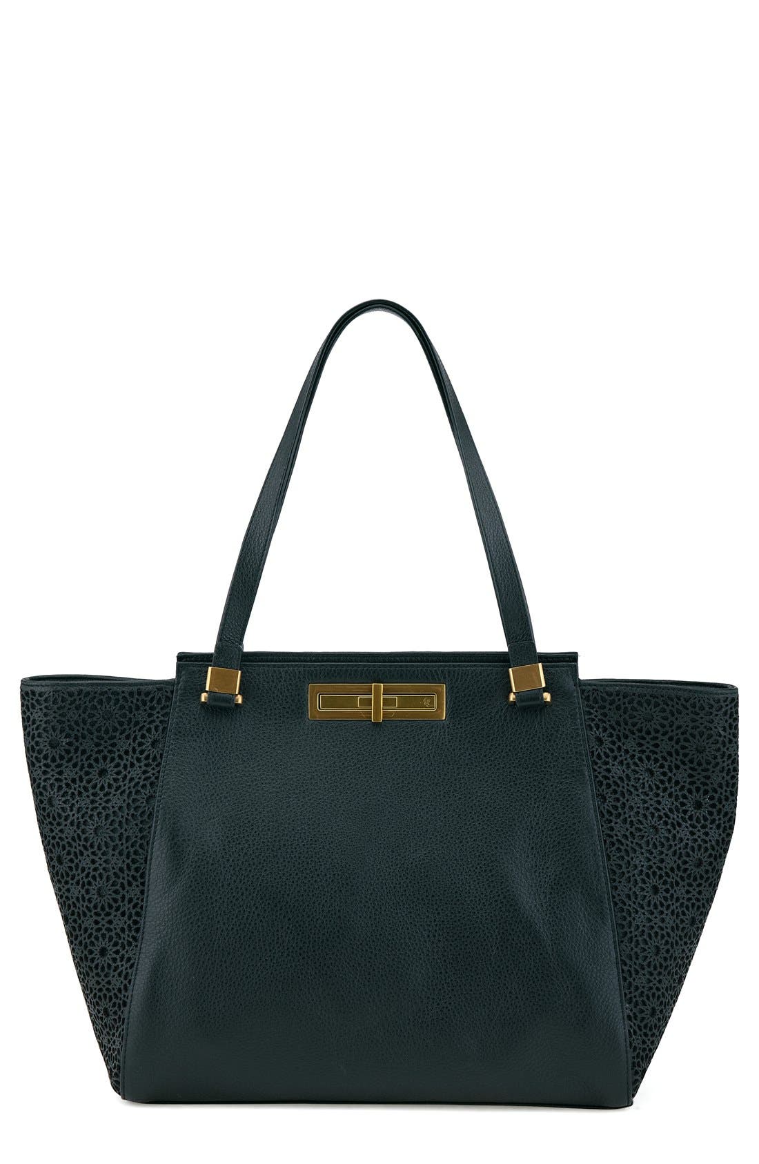 Elliott Lucca 'Daphne - Moroccan' Leather Tote, Main, color, 