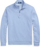 Polo Ralph Lauren Textured Double Knit Quarter Zip Pullover