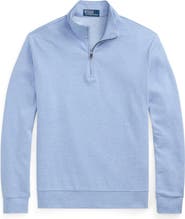 Polo Ralph Lauren Textured Double Knit Quarter Zip Pullover