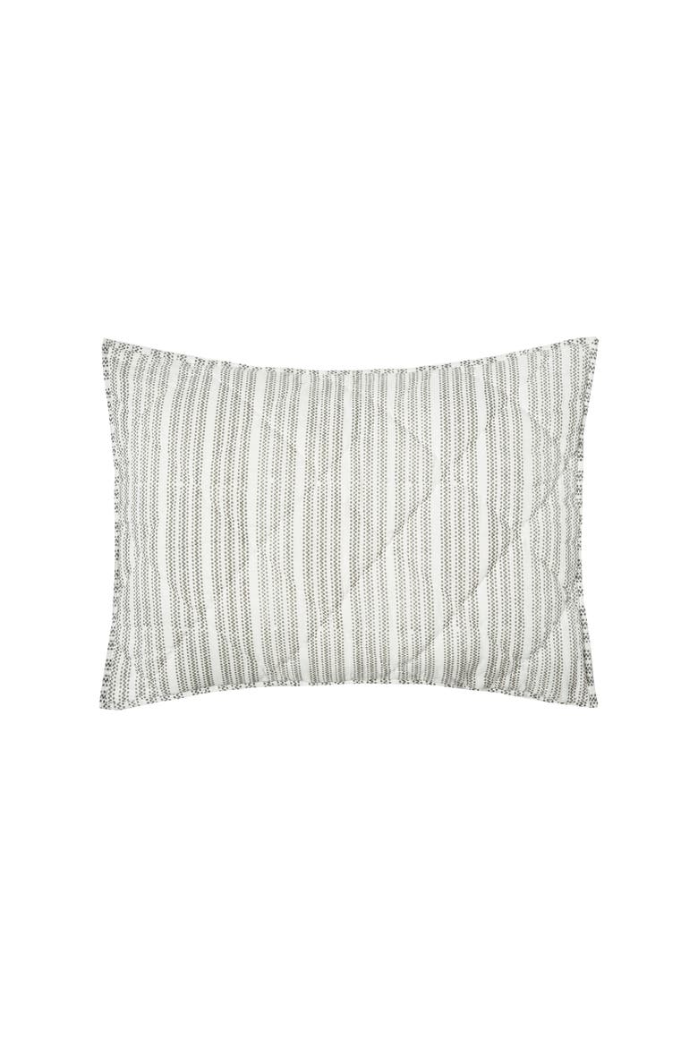 Midge Cotton Standard Sham - Machine Washable, Main, color, Gray