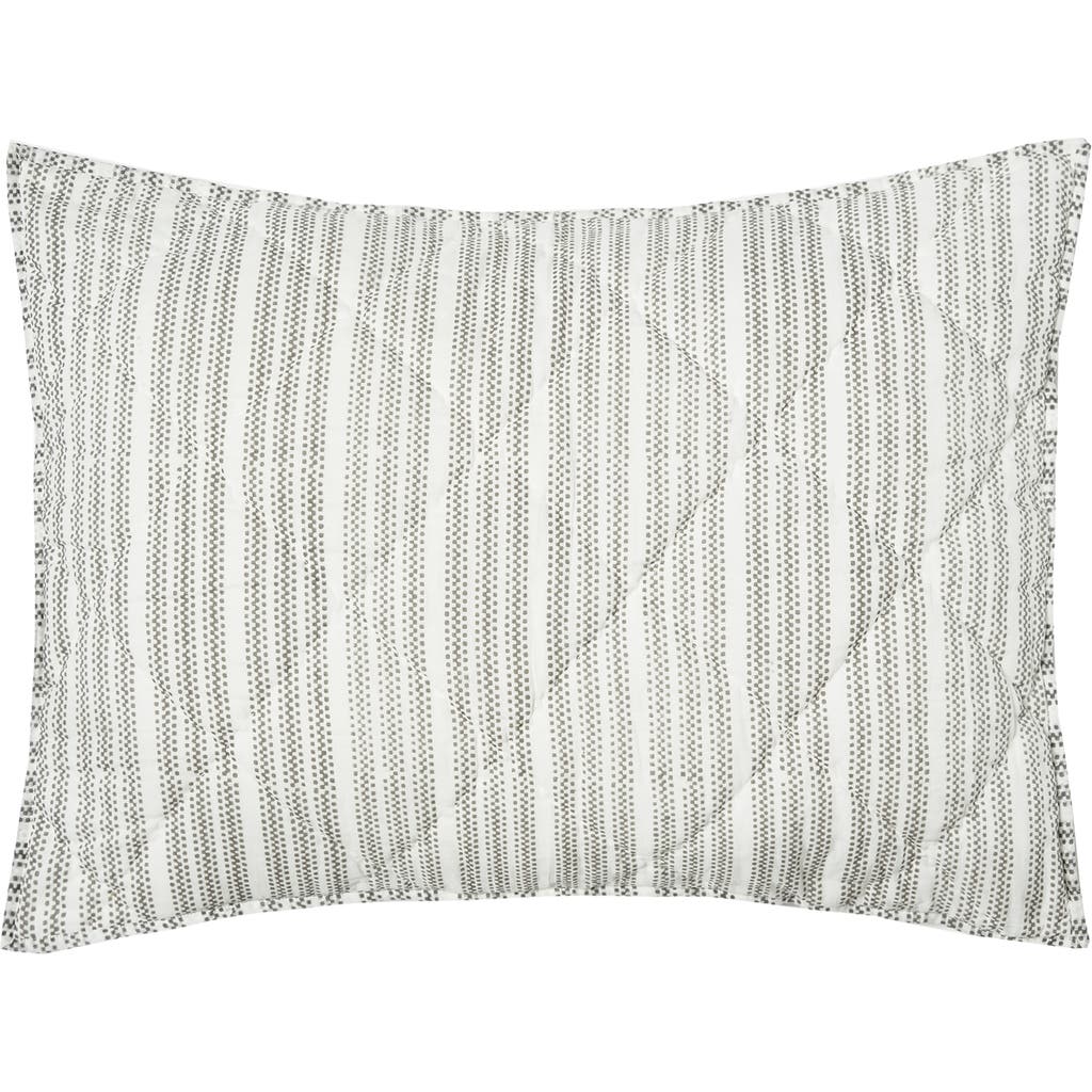 Carol & Frank Midge Cotton Standard Sham In Gray