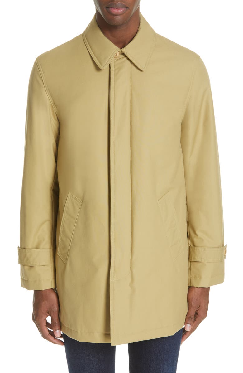 Golden Bear Waxed Cotton Car Coat, Alternate, color, 