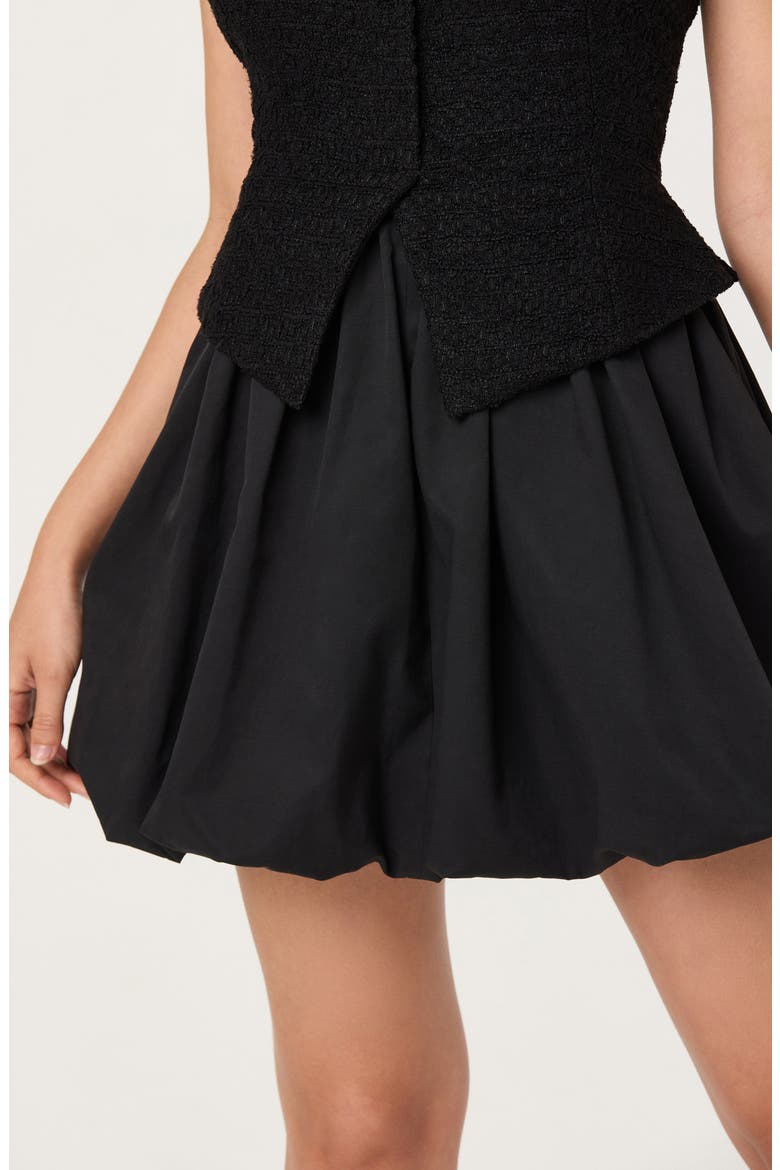 Giavanna Halter Minidress, Alternate, color, BLACK
