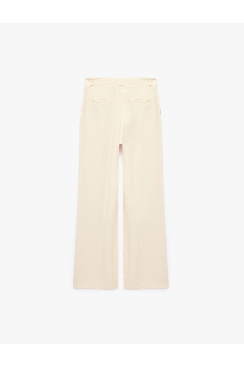 Wide Leg Trousers, Alternate, color, cream