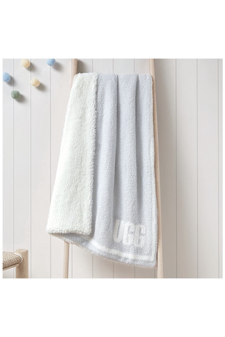 Anabelle Baby Blanket, Alternate, color, GLACIER GRAY