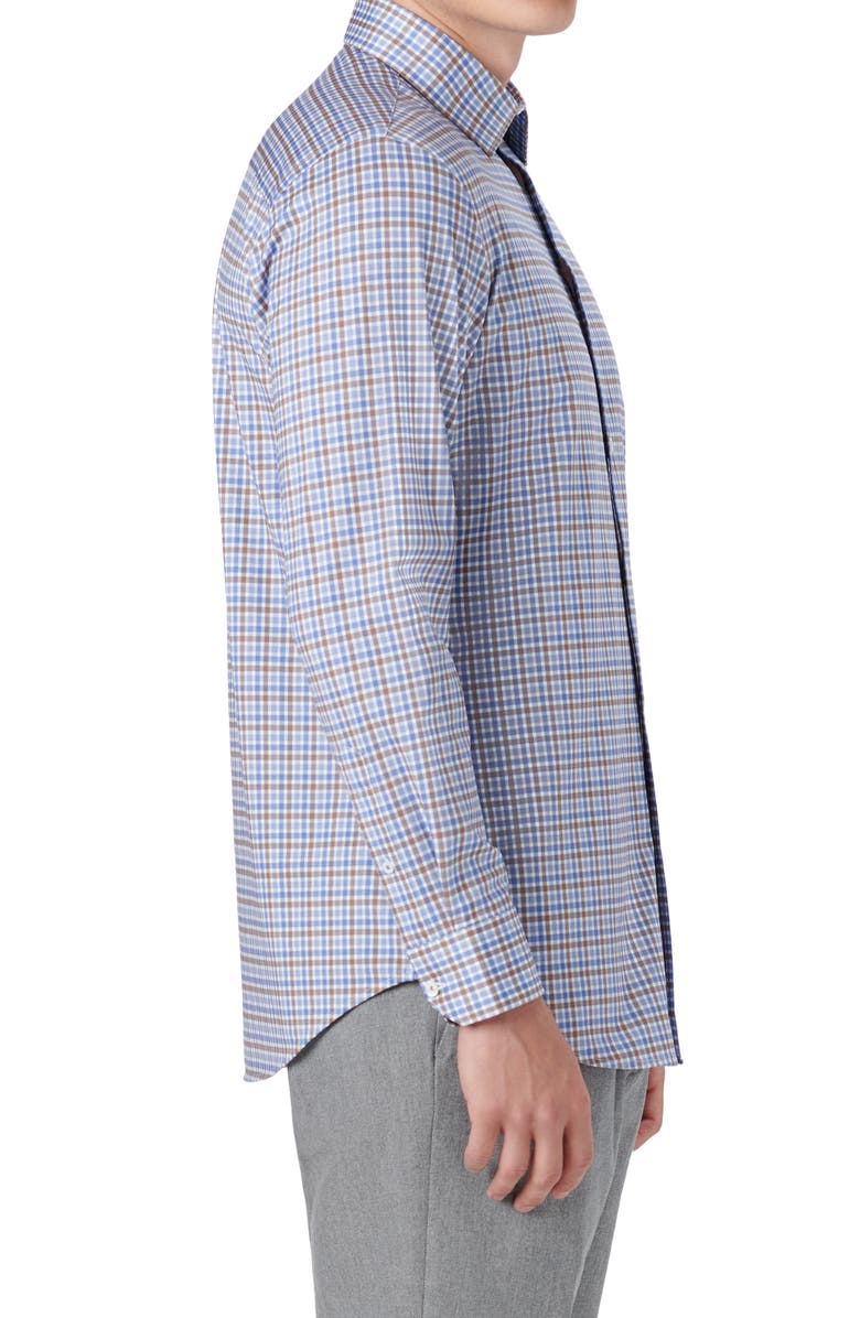 Bugatchi OoohCotton<sup>®</sup> Check Button-Up Shirt, Alternate, color, 