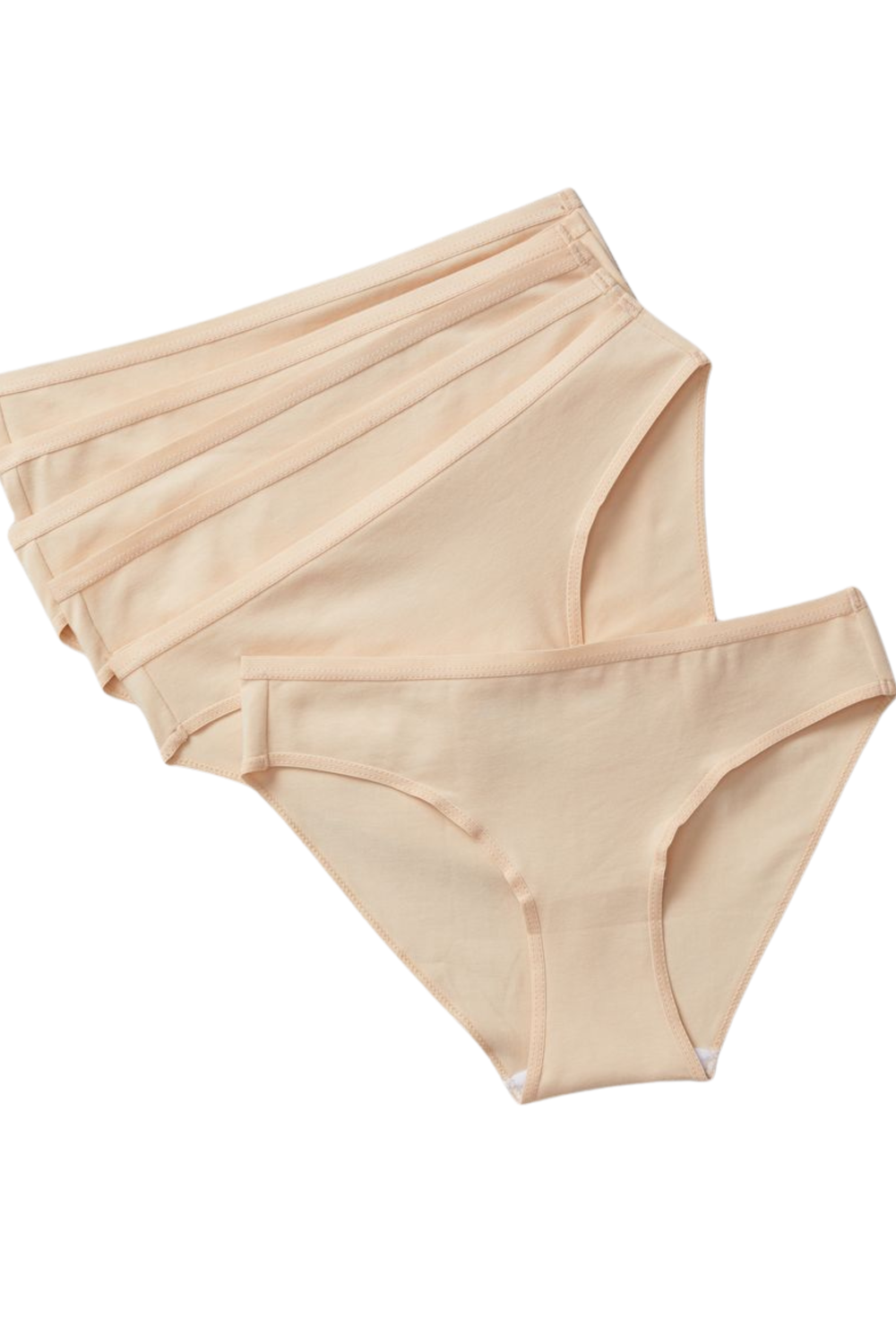 Simple Pima Cotton Underwear 6PK, color, Doe